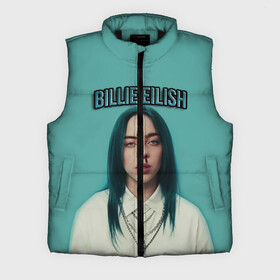 Мужской жилет утепленный 3D с принтом BILLIE EILISH ,  |  | ayelish | bad guy | bellyache | bilie eilish | bilie elish | billie | billie eilish | eilish | electronic | elish | music | били айлиш | билли айлиш | эйлиш | элиш