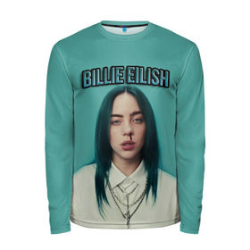 Мужской лонгслив 3D с принтом BILLIE EILISH , 100% полиэстер | длинные рукава, круглый вырез горловины, полуприлегающий силуэт | ayelish | bad guy | bellyache | bilie eilish | bilie elish | billie | billie eilish | eilish | electronic | elish | music | били айлиш | билли айлиш | эйлиш | элиш