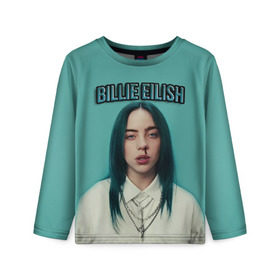 Детский лонгслив 3D с принтом BILLIE EILISH , 100% полиэстер | длинные рукава, круглый вырез горловины, полуприлегающий силуэт
 | ayelish | bad guy | bellyache | bilie eilish | bilie elish | billie | billie eilish | eilish | electronic | elish | music | били айлиш | билли айлиш | эйлиш | элиш