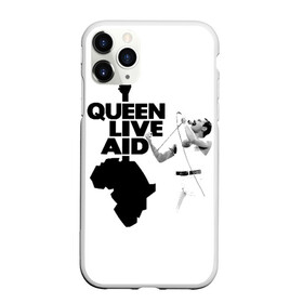 Чехол для iPhone 11 Pro Max матовый с принтом Queen LIVE AID , Силикон |  | Тематика изображения на принте: bohemian | brian | freddie | john | mercury | must go on | queen | rhapsody | roger | taylor | the miracle | the show | богемская | рапсодия | роджер тейлор | фредди меркьюри