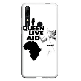 Чехол для Honor P Smart Z с принтом Queen LIVE AID , Силикон | Область печати: задняя сторона чехла, без боковых панелей | bohemian | brian | freddie | john | mercury | must go on | queen | rhapsody | roger | taylor | the miracle | the show | богемская | рапсодия | роджер тейлор | фредди меркьюри