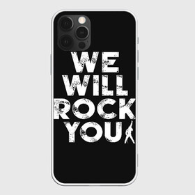 Чехол для iPhone 12 Pro Max с принтом We Will Rock You , Силикон |  | bohemian | brian | freddie | john | mercury | must go on | queen | rhapsody | roger | taylor | the miracle | the show | богемская | рапсодия | роджер тейлор | фредди меркьюри
