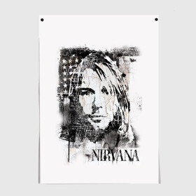 Постер с принтом Kurt Cobain , 100% бумага
 | бумага, плотность 150 мг. Матовая, но за счет высокого коэффициента гладкости имеет небольшой блеск и дает на свету блики, но в отличии от глянцевой бумаги не покрыта лаком | bleach | blew | cobain | dave | geffen | hormoaning | in utero | incesticide | krist | kurt | nevermind | nirvana | novoselic | rock | vevo | геффен | курт кобейн | нирвана | рок