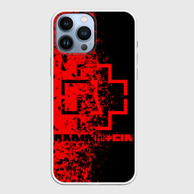 Чехол для iPhone 13 Pro Max с принтом Rammstein. ,  |  | 3d | hard | logo | metal | music | rammstein | rock | геометрия | градиент | гранж | знак | иллюстрация | лого | метал | музыка | рамштайн | рок | символ | текстура
