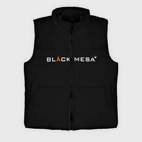 Мужской жилет утепленный 3D с принтом BLACK MESA ,  |  | black mesa | city 17 | combine guard | gordon freeman | half life | source | valve | гордон фримен | халф лайф