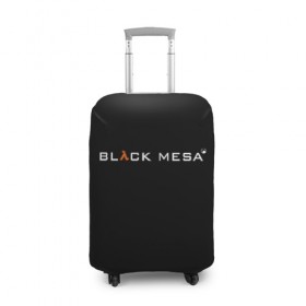 Чехол для чемодана 3D с принтом BLACK MESA , 86% полиэфир, 14% спандекс | двустороннее нанесение принта, прорези для ручек и колес | black mesa | city 17 | combine guard | gordon freeman | half life | source | valve | гордон фримен | халф лайф