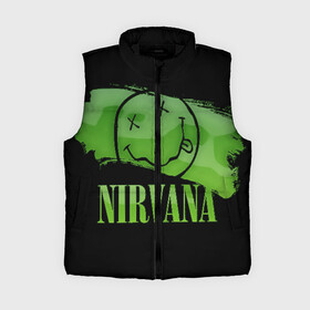 Женский жилет утепленный 3D с принтом Nirvana ,  |  | bleach | blew | cobain | dave | geffen | hormoaning | in utero | incesticide | krist | kurt | nevermind | nirvana | novoselic | rock | vevo | геффен | курт кобейн | нирвана | рок