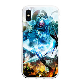 Чехол для iPhone XS Max матовый с принтом WARHAMMER 40K , Силикон | Область печати: задняя сторона чехла, без боковых панелей | abaddon | armada | battlefleet gothic | black legion | warhammer 40k | абаддон | чёрный легион