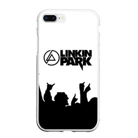 Чехол для iPhone 7Plus/8 Plus матовый с принтом LINKIN PARK ЛИНКИН ПАРК , Силикон | Область печати: задняя сторона чехла, без боковых панелей | chester bennington | linkin park | mike shinoda | линкин парк