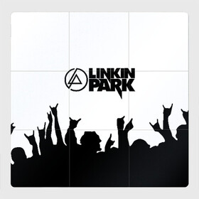 Магнитный плакат 3Х3 с принтом LINKIN PARK | ЛИНКИН ПАРК , Полимерный материал с магнитным слоем | 9 деталей размером 9*9 см | chester bennington | linkin park | mike shinoda | линкин парк