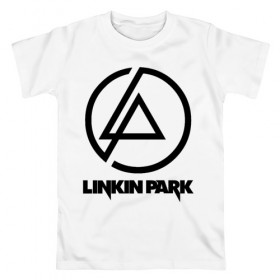 Мужская футболка хлопок с принтом LINKIN PARK , 100% хлопок | прямой крой, круглый вырез горловины, длина до линии бедер, слегка спущенное плечо. | chester bennington | linkin park | mike shinoda | линкин парк
