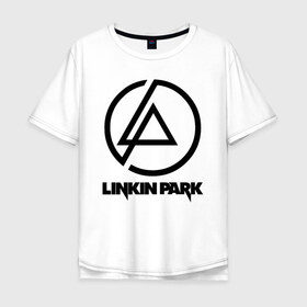 Мужская футболка хлопок Oversize с принтом LINKIN PARK , 100% хлопок | свободный крой, круглый ворот, “спинка” длиннее передней части | chester bennington | linkin park | mike shinoda | линкин парк