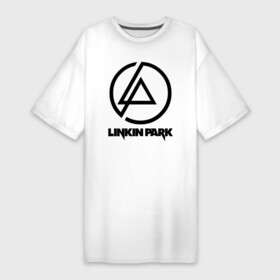 Платье-футболка хлопок с принтом LINKIN PARK ,  |  | chester bennington | linkin park | mike shinoda | линкин парк