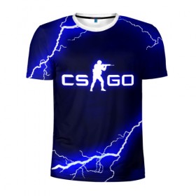 Мужская футболка 3D спортивная с принтом CS GO LIGHTNING STYLE , 100% полиэстер с улучшенными характеристиками | приталенный силуэт, круглая горловина, широкие плечи, сужается к линии бедра | astralis | awp | counter strike | cs go | cs go global offensive | faze clan | hyper beast | team liquid | thunder | астралис | молнии | тим ликвид | фейз клан | хайпер бист | шторм