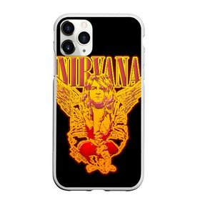 Чехол для iPhone 11 Pro матовый с принтом Nirvana , Силикон |  | bleach | blew | cobain | dave | geffen | hormoaning | in utero | incesticide | krist | kurt | nevermind | nirvana | novoselic | rock | vevo | геффен | курт кобейн | нирвана | рок