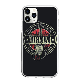 Чехол для iPhone 11 Pro матовый с принтом Nirvana , Силикон |  | bleach | blew | cobain | dave | geffen | hormoaning | in utero | incesticide | krist | kurt | nevermind | nirvana | novoselic | rock | vevo | геффен | курт кобейн | нирвана | рок