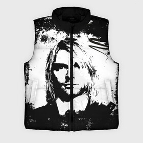 Мужской жилет утепленный 3D с принтом Kurt Cobain ,  |  | bleach | blew | cobain | dave | geffen | hormoaning | in utero | incesticide | krist | kurt | nevermind | nirvana | novoselic | rock | vevo | геффен | курт кобейн | нирвана | рок