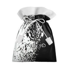 Подарочный 3D мешок с принтом Overlord. , 100% полиэстер | Размер: 29*39 см | overlord | аниме | гранж | лого | логотип | оверлорд | сериал | текстура