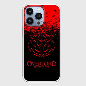 Чехол для iPhone 13 Pro с принтом красный спрей оверлорд ,  |  | overlord | аниме | гранж | лого | логотип | оверлорд | сериал | текстура