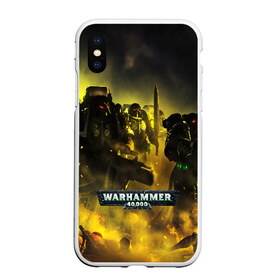 Чехол для iPhone XS Max матовый с принтом WARHAMMER 40K , Силикон | Область печати: задняя сторона чехла, без боковых панелей | abaddon | armada | battlefleet gothic | black legion | warhammer 40k | абаддон | чёрный легион