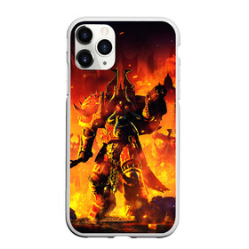 Чехол для iPhone 11 Pro Max матовый с принтом WARHAMMER 40K , Силикон |  | abaddon | armada | battlefleet gothic | black legion | warhammer 40k | абаддон | чёрный легион