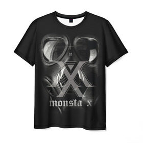 Мужская футболка 3D с принтом Monsta X , 100% полиэфир | прямой крой, круглый вырез горловины, длина до линии бедер | dramarama | edm | hyungwon | idol | im | j pop | jooheon | k pop | kihyun | kpop | minhyuk | mv | shownu | the code | wonho | вонхо | монста х | хип хоп