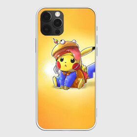 Чехол для iPhone 12 Pro Max с принтом ПикаБургер , Силикон |  | epic | fortnite | pikachu | pokemon | пикачу | покемон | фортнайт | эпик