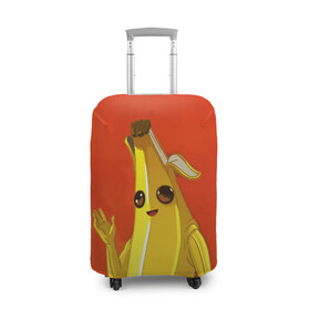 Чехол для чемодана 3D с принтом Banana , 86% полиэфир, 14% спандекс | двустороннее нанесение принта, прорези для ручек и колес | epic | fortnite | банан | фортнайт | эпик
