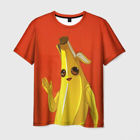 Мужская футболка 3D с принтом Banana , 100% полиэфир | прямой крой, круглый вырез горловины, длина до линии бедер | Тематика изображения на принте: epic | fortnite | банан | фортнайт | эпик