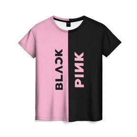 Женская футболка 3D с принтом BLACKPINK , 100% полиэфир ( синтетическое хлопкоподобное полотно) | прямой крой, круглый вырез горловины, длина до линии бедер | black | blackpink | bts | jennie | jisoo | k pop | kim | lalisa | lisa | manoban | park | pink | rose | young | бтс | дженни | джису | ён | ким | лалиса | лиса | манобан | пак | розэ | че