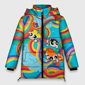 Женская зимняя куртка 3D с принтом Rainbow Powerpuff girls , верх — 100% полиэстер; подкладка — 100% полиэстер; утеплитель — 100% полиэстер | длина ниже бедра, силуэт Оверсайз. Есть воротник-стойка, отстегивающийся капюшон и ветрозащитная планка. 

Боковые карманы с листочкой на кнопках и внутренний карман на молнии | powerpuff girls | ppg | бабблс | баттеркап | блоссом | крошки | крутые девчонки | лютик | пестик | пузырек | супер крошки | супергерой | таунсвиль | цветик