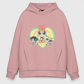 Мужское худи Oversize хлопок с принтом Powerpuff girls , френч-терри — 70% хлопок, 30% полиэстер. Мягкий теплый начес внутри —100% хлопок | боковые карманы, эластичные манжеты и нижняя кромка, капюшон на магнитной кнопке | powerpuff girls | ppg | бабблс | баттеркап | блоссом | крошки | крутые девчонки | лютик | пестик | пузырек | супер крошки | супергерой | таунсвиль | цветик