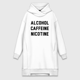 Платье-худи хлопок с принтом Бесстыжие ,  |  | alcohol | caffeine | nicotine | бесстыдники | бесстыжие | кофеин | никотин | сериал бесстыжие | фиона | фиона бесстыжие