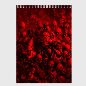 Скетчбук с принтом WARHAMMER 40K , 100% бумага
 | 48 листов, плотность листов — 100 г/м2, плотность картонной обложки — 250 г/м2. Листы скреплены сверху удобной пружинной спиралью | abaddon | armada | battlefleet gothic | black legion | warhammer 40k | абаддон | чёрный легион