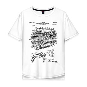 Мужская футболка хлопок Oversize с принтом Aircraft , 100% хлопок | свободный крой, круглый ворот, “спинка” длиннее передней части | aircraft | patent | двигатель | идея | история | космос | мощь | патент | разработка | самолет | турбина | чертеж | чертежи