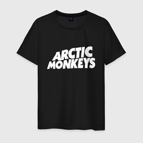 Мужская футболка хлопок с принтом AM , 100% хлопок | прямой крой, круглый вырез горловины, длина до линии бедер, слегка спущенное плечо. | alex turner | arctic monkeys | алекс тёрнер | арктик монкейс | арктические обезьяны