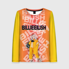 Женский лонгслив 3D с принтом Billie Eilish , 100% полиэстер | длинные рукава, круглый вырез горловины, полуприлегающий силуэт | avatgarde | ayelish | bad guy | bellyache | bilie eilish | bilie elish | billie | billie eilish | eilish | electronic | elish | music | pop | trap | билли айлиш | эйлиш | элиш