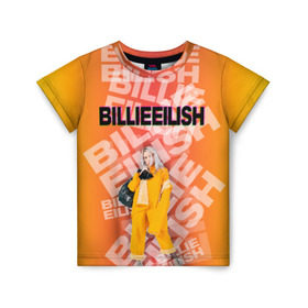 Детская футболка 3D с принтом Billie Eilish , 100% гипоаллергенный полиэфир | прямой крой, круглый вырез горловины, длина до линии бедер, чуть спущенное плечо, ткань немного тянется | avatgarde | ayelish | bad guy | bellyache | bilie eilish | bilie elish | billie | billie eilish | eilish | electronic | elish | music | pop | trap | билли айлиш | эйлиш | элиш