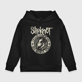 Детское худи Oversize хлопок с принтом Slipknot , френч-терри — 70% хлопок, 30% полиэстер. Мягкий теплый начес внутри —100% хлопок | боковые карманы, эластичные манжеты и нижняя кромка, капюшон на магнитной кнопке | slipknot | we are not your kind | альтернативный метал | грув метал | метал | музыка | ню метал | слипнот