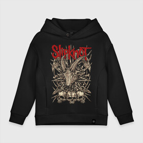 Детское худи Oversize хлопок с принтом Slipknot , френч-терри — 70% хлопок, 30% полиэстер. Мягкий теплый начес внутри —100% хлопок | боковые карманы, эластичные манжеты и нижняя кромка, капюшон на магнитной кнопке | slipknot | we are not your kind | альтернативный метал | грув метал | метал | музыка | ню метал | слипнот