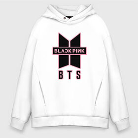 Мужское худи Oversize хлопок с принтом BTS and BLACKPINK , френч-терри — 70% хлопок, 30% полиэстер. Мягкий теплый начес внутри —100% хлопок | боковые карманы, эластичные манжеты и нижняя кромка, капюшон на магнитной кнопке | Тематика изображения на принте: bangtan boys | black | blackpink | bt21 | bts | k pop | pink | rose | блек пинк | блекпинк | блэк пинк | блэкпинк | бтс