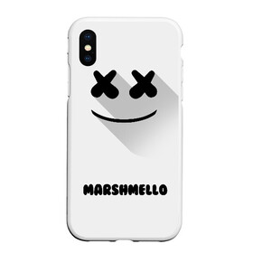 Чехол для iPhone XS Max матовый с принтом РЮКЗАК MARSHMELLO , Силикон | Область печати: задняя сторона чехла, без боковых панелей | marshmello | диджей | клуб | клубная музыка | маршмеллоу | маршмело | маршмэлло | маршмэллоу | маршмэло | музыка | электронная