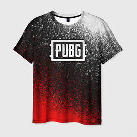 Мужская футболка 3D с принтом PUBG , 100% полиэфир | прямой крой, круглый вырез горловины, длина до линии бедер | battle royal | playerunknowns battlegrounds | pubg | пабг