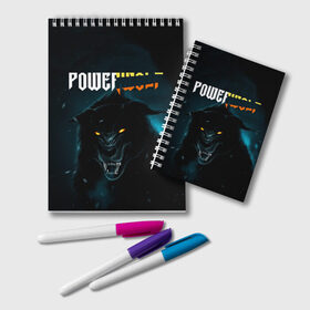 Блокнот с принтом Powerwolf , 100% бумага | 48 листов, плотность листов — 60 г/м2, плотность картонной обложки — 250 г/м2. Листы скреплены удобной пружинной спиралью. Цвет линий — светло-серый
 | metal | powerwolf | пауэр метал | хэви метал