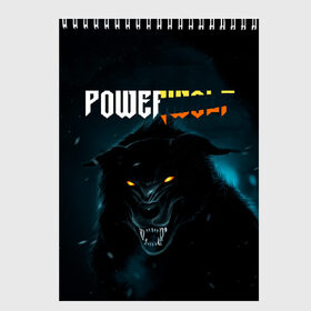 Скетчбук с принтом Powerwolf , 100% бумага
 | 48 листов, плотность листов — 100 г/м2, плотность картонной обложки — 250 г/м2. Листы скреплены сверху удобной пружинной спиралью | metal | powerwolf | пауэр метал | хэви метал