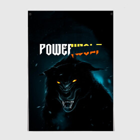 Постер с принтом Powerwolf , 100% бумага
 | бумага, плотность 150 мг. Матовая, но за счет высокого коэффициента гладкости имеет небольшой блеск и дает на свету блики, но в отличии от глянцевой бумаги не покрыта лаком | metal | powerwolf | пауэр метал | хэви метал