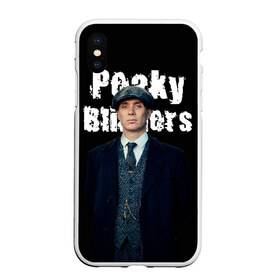 Чехол для iPhone XS Max матовый с принтом Peaky Blinders , Силикон | Область печати: задняя сторона чехла, без боковых панелей | peaky blinders | острые козырьки | сериал