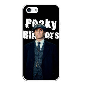 Чехол для iPhone 5/5S матовый с принтом Peaky Blinders , Силикон | Область печати: задняя сторона чехла, без боковых панелей | peaky blinders | острые козырьки | сериал