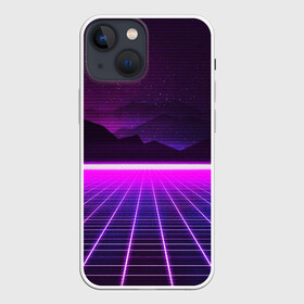 Чехол для iPhone 13 mini с принтом 90 YEARS sunrise ,  |  | Тематика изображения на принте: bright | colorful | cool | disco | music | music lover | retro | speaker | tape recorder | technique | vintage | винтаж | динамик | диско | магнитофон | меломан | музыка | неон | разноцветный | ретро | техника