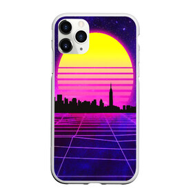 Чехол для iPhone 11 Pro матовый с принтом ГОРОД В НЕОНЕ , Силикон |  | bright | colorful | cool | disco | music | music lover | retro | speaker | tape recorder | technique | vintage | винтаж | динамик | диско | магнитофон | меломан | музыка | неон | разноцветный | ретро | техника